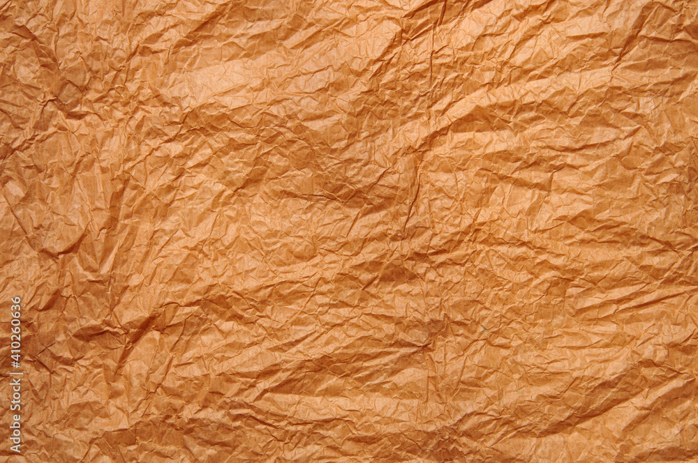 Obraz premium Cardboard background from natural crumpled paper