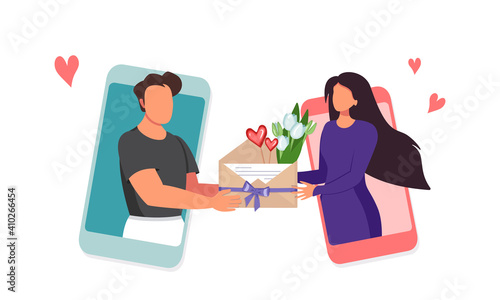 Virtual love and gift at a distance