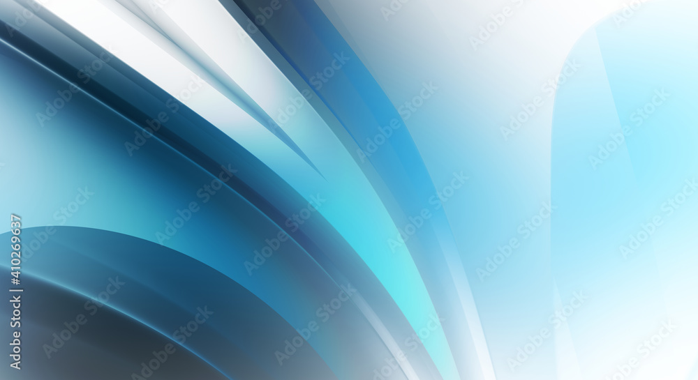 Naklejka premium Dynamic trendy simple fluid color gradient abstract cool background with overlapping line effects. Illustration for wallpaper, banner, background, card, book, pamphlet,website. 2D illustration..