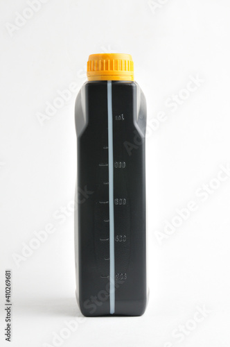 Black barrel on white background