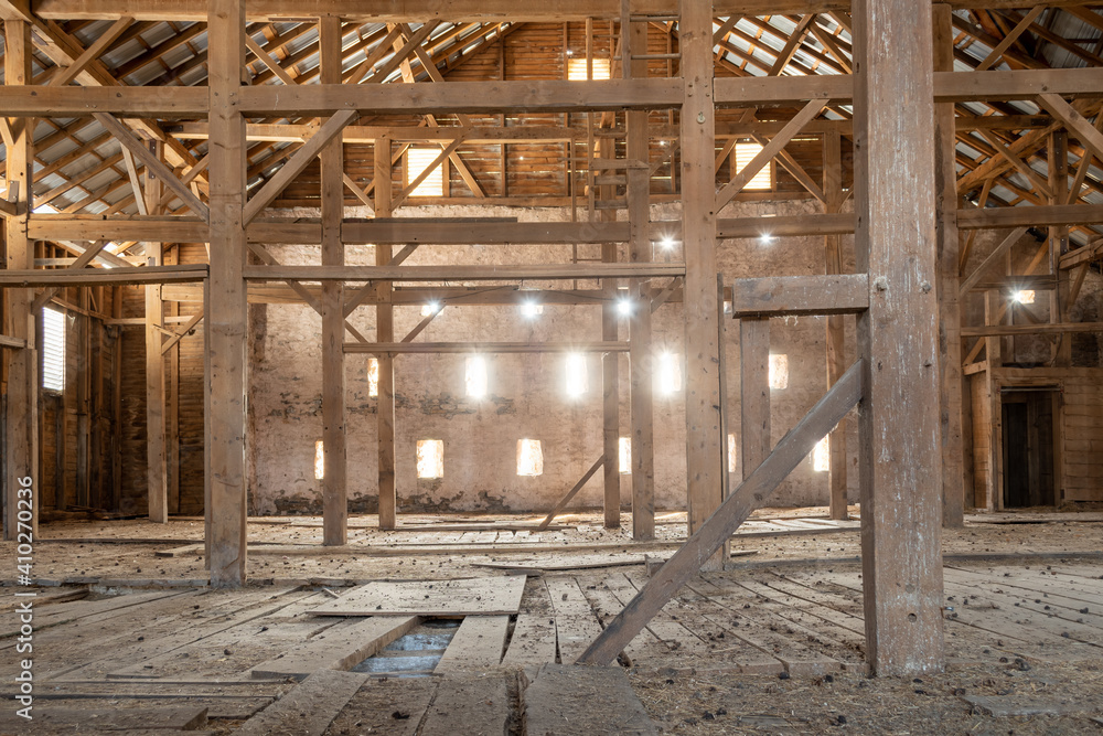 Dirty Old Wood Barn Interior Boards Light Beams Rustic Dusty Farmhouse Building Vintage Dirty Old Wood Barn Interior Boards Light Beams Rustic Dusty Farmhouse Building Vintage