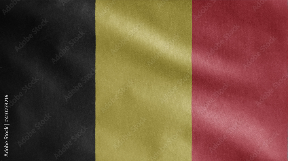 Belgian flag waving in the wind. Close up of Belgium banner blowing, soft silk. Belgian flag waving in the wind. Close up of Belgium banner blowing, soft silk.