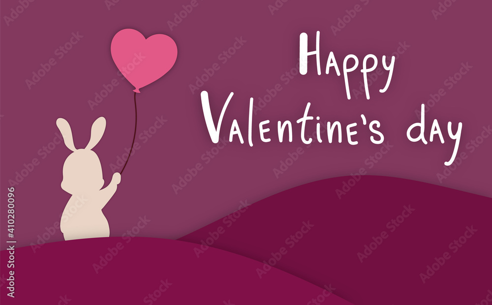 Valentine's day greeting card Valentine's day greeting card