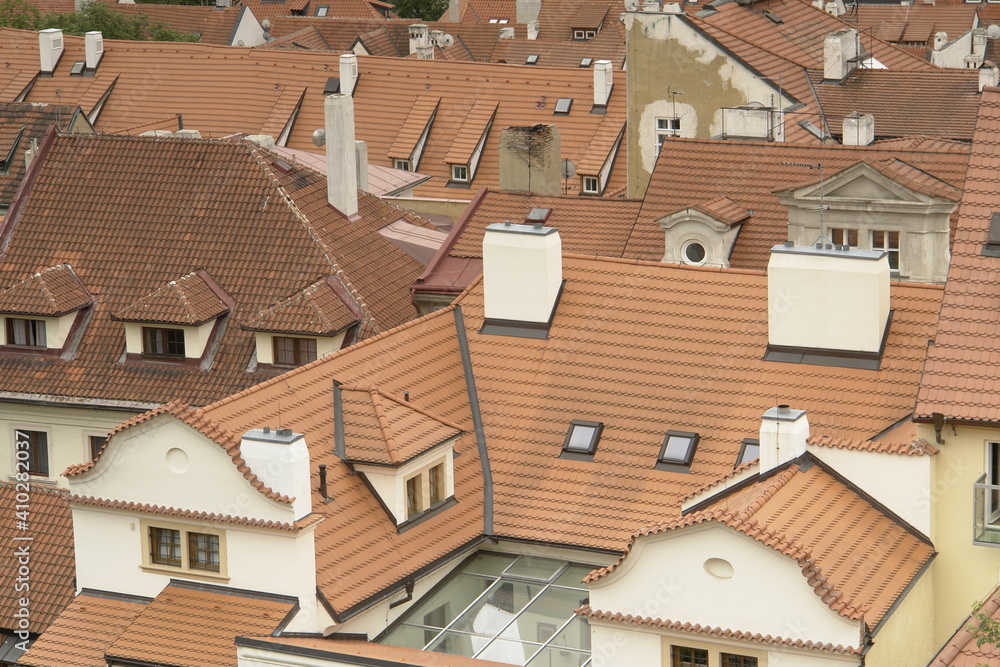 roofs of Prague