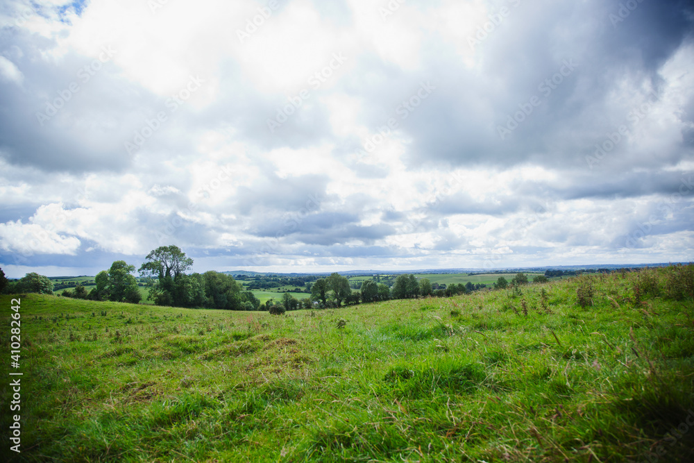 Ireland, County Westmeath, Landscape with clouds Ireland, County Westmeath, Landscape with clouds