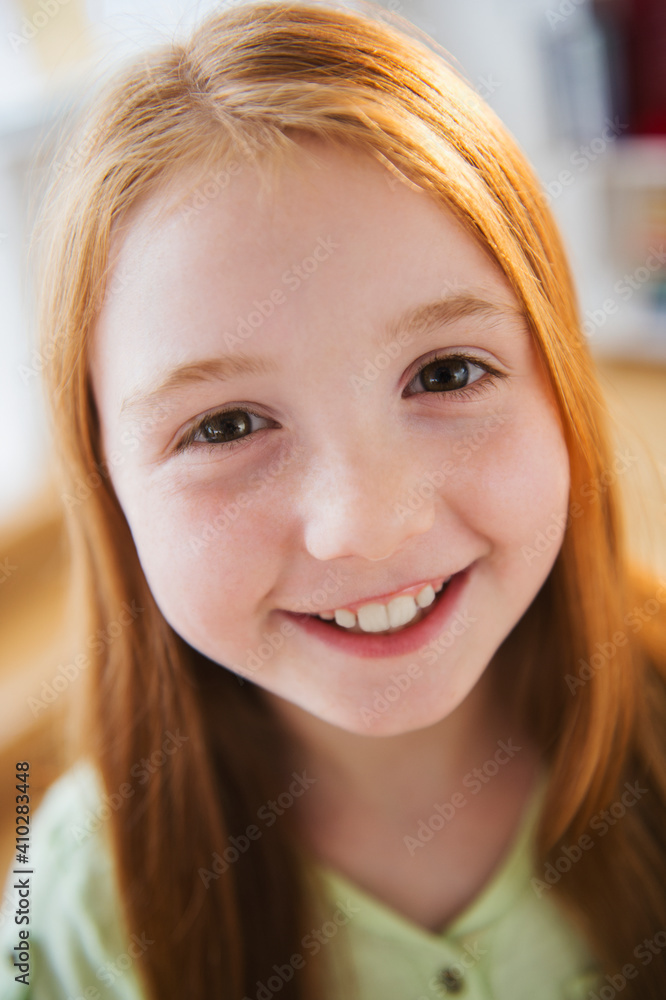 Portrait of smiling girl (8-9) Portrait of smiling girl (8-9)