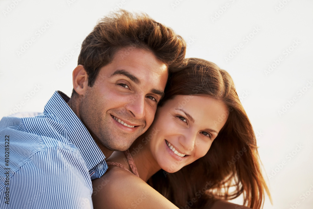 Portrait of smiling couple Portrait of smiling couple
