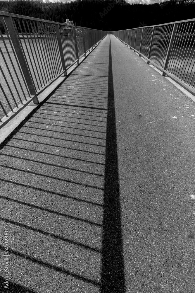 Fototapeta premium Bicycle Bridge over the Chatcolet Lake, Idaho