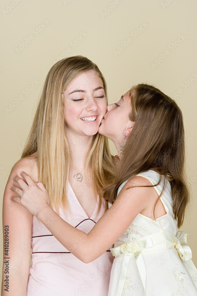 Portrait of two sisters (14-15, 8-9) Portrait of two sisters (14-15, 8-9)