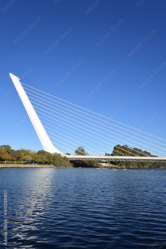 Obraz premium Alamillo Bridge, Sevilla, Spain, Europe