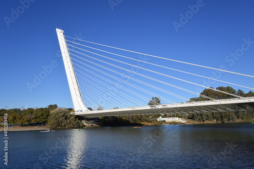 Alamillo Bridge, Sevilla, Spain, Europe