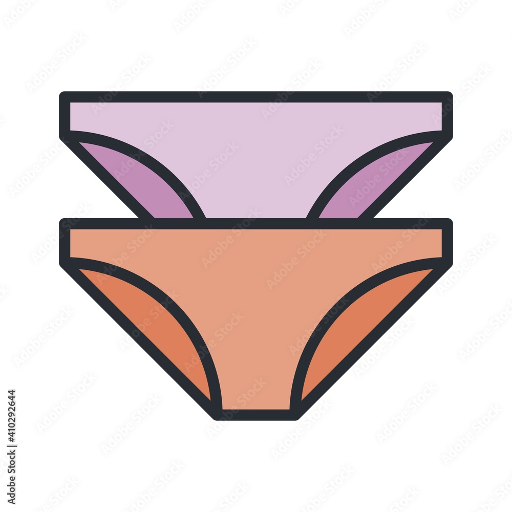 Panties icon. Sexy lingerie, underwear fashion symbol. Panties icon. Sexy lingerie, underwear fashion symbol.