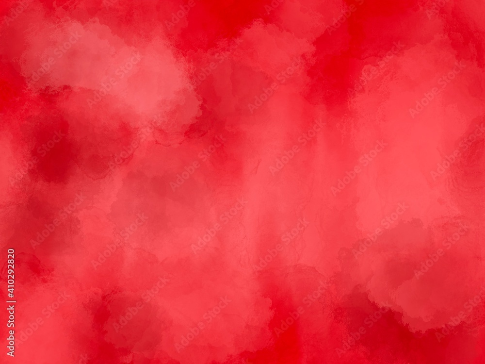 Red grunge watercolor valentine background