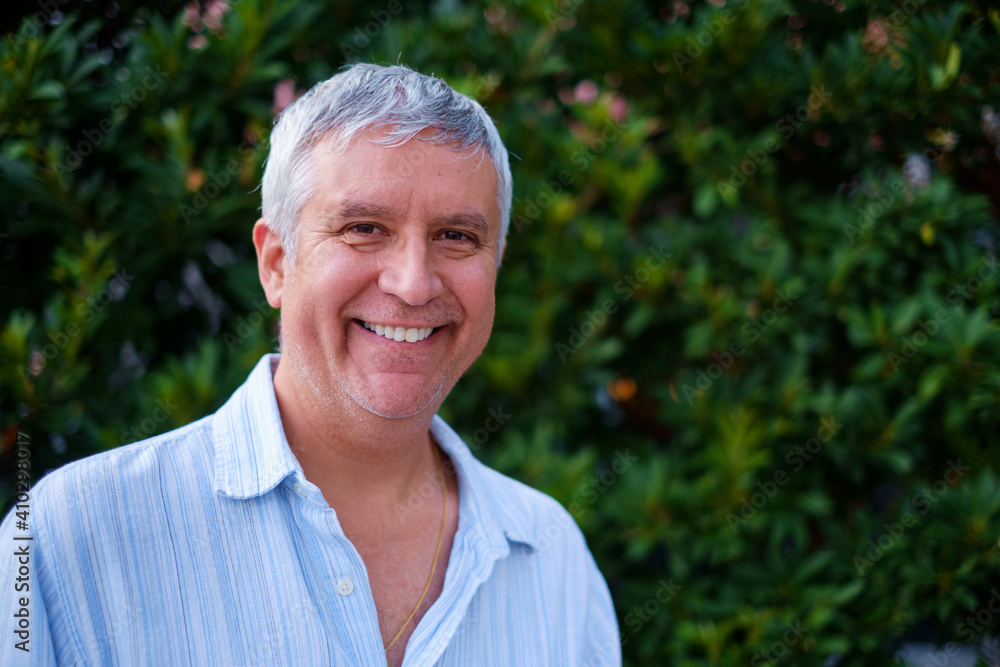 Handsome middle age man outdoor portrait Handsome middle age man outdoor portrait