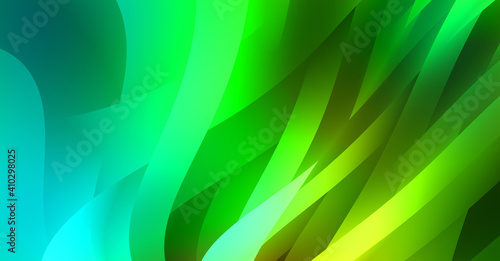 Abstract background with colorful gradient. Vibrant graphic wallpaper with stripes design. Fluid 2D illustration of modern movement.