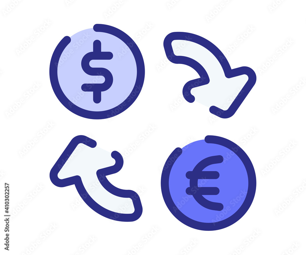 rate conversion exchange single isolated icon with dashed line style rate conversion exchange single isolated icon with dashed line style