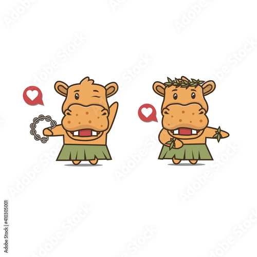 cute cartoon dancing