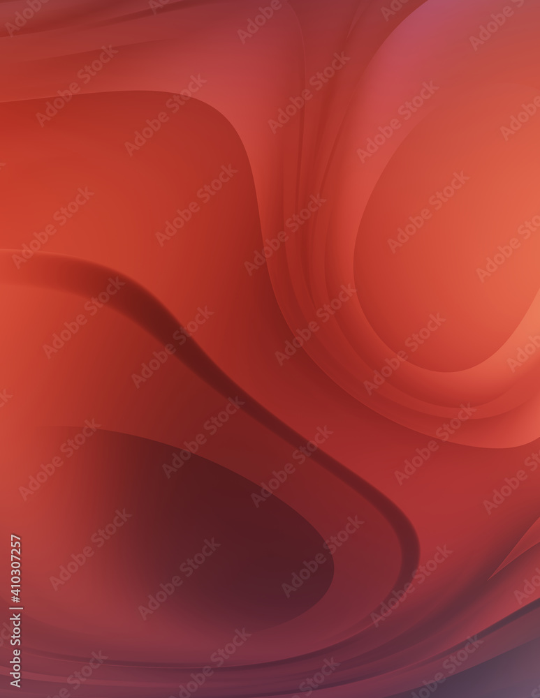 Fluid abstract background with colorful gradient. 2D illustration of modern movement. Fluid abstract background with colorful gradient. 2D illustration of modern movement.