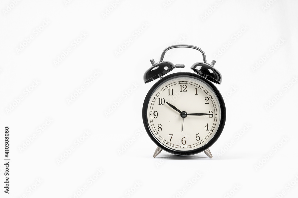 Alarm Clock on White Background. Time Management Concept. Alarm Clock on White Background. Time Management Concept.
