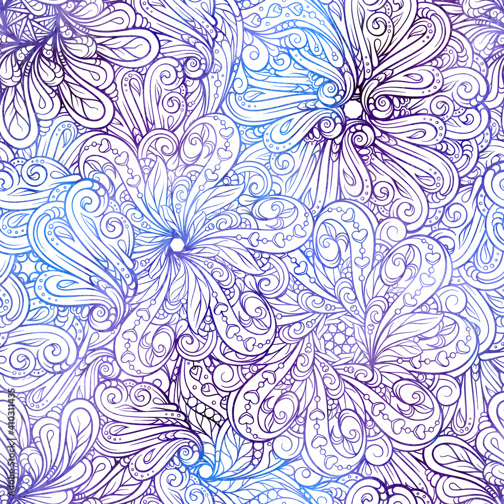 Fantasy decorative ornamental seamless pattern Fantasy decorative ornamental seamless pattern
