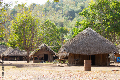 a beautiful traditional village in Suai Timor Leste photo