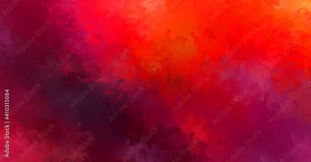 Artistic abstract background. Texture painted wallpaper. Creative illustration with strokes of paint. Brush pattern painting.
