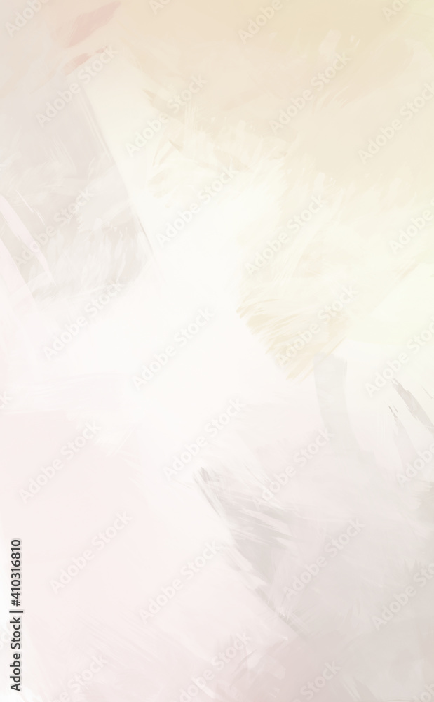 Obraz premium 2D illustration of colorful brush strokes. Decorative texture painting. Vibrant paint pattern backdrop.