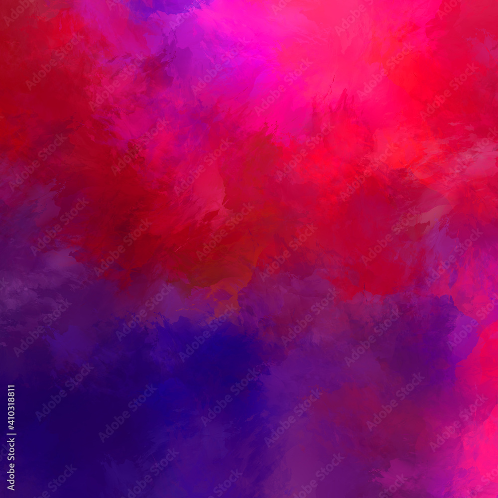 Strokes of paint. 2D Illustration. Brushed Painted Abstract Background. Brush stroked painting. Modern art.
