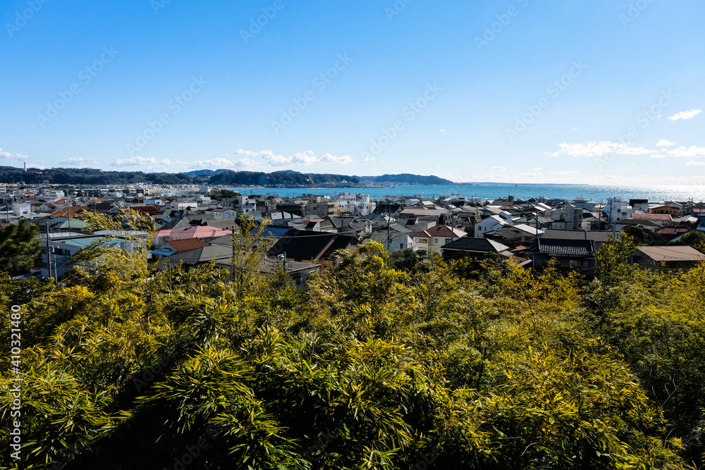 神奈川県鎌倉市 長谷寺から眺める街並み