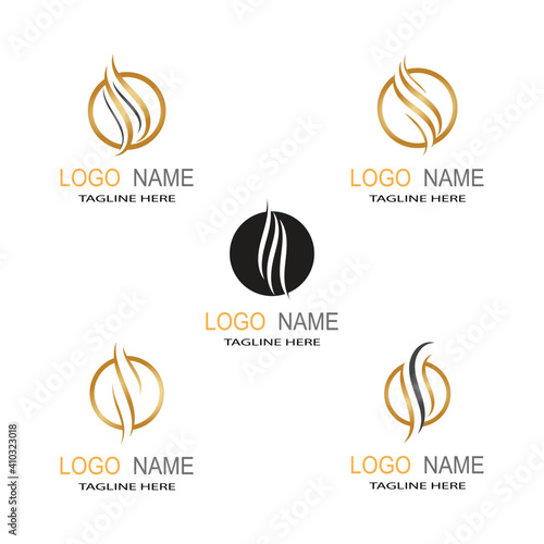 hair icon vector illustration design logo template