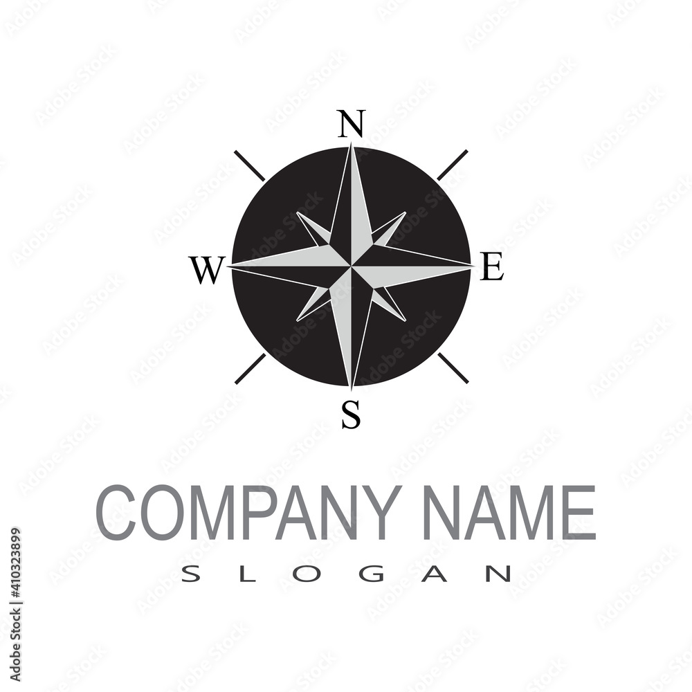 Compass Logo Template vector icon illustration design Compass Logo Template vector icon illustration design