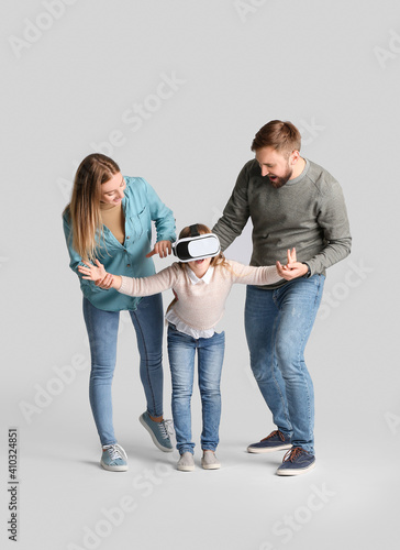 Happy parents and daughter ...