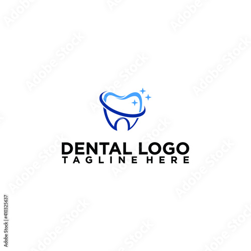 dental care with star logo templete