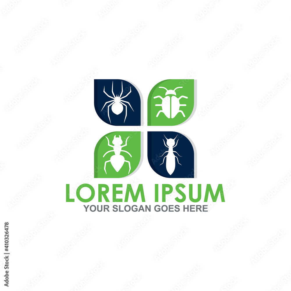 Obraz premium pest control vector , insecticide logo