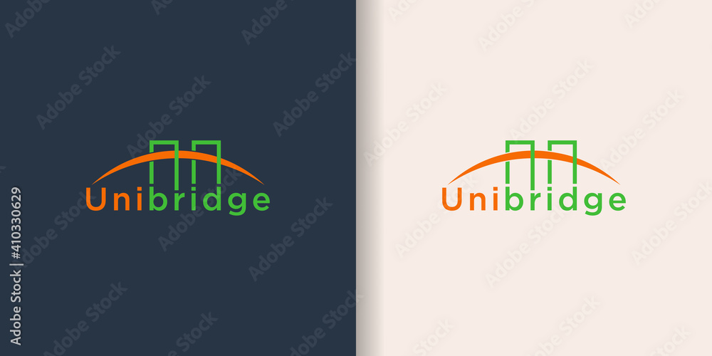 Bridge Corporation Logo Design Template Bridge Corporation Logo Design Template