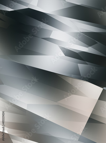 Abstract Background. Triangle 3d illustration polygonal art pattern style. Future graphic geometric design. Geometry texture futuristic decoration. Trendy and vibrant modern style template..