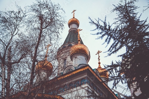 The Russian Church "Sveti Nikolay Mirlikiiski" in Sofia, Bulgaria