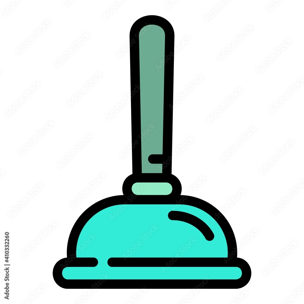 Toilet handle pump icon. Outline toilet handle pump vector icon for web design isolated on white background Toilet handle pump icon. Outline toilet handle pump vector icon for web design isolated on white background
