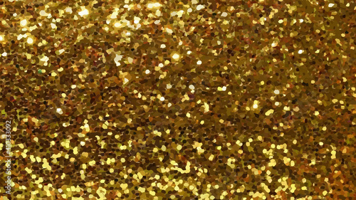 Gold glittery texture. Glitter golden background