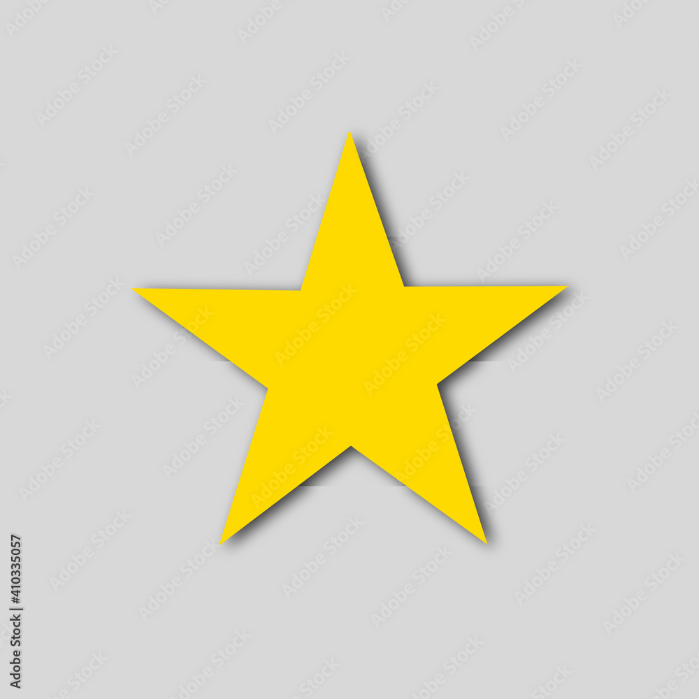Fototapeta premium Clasic star Icon Vector. Illustration symbol.