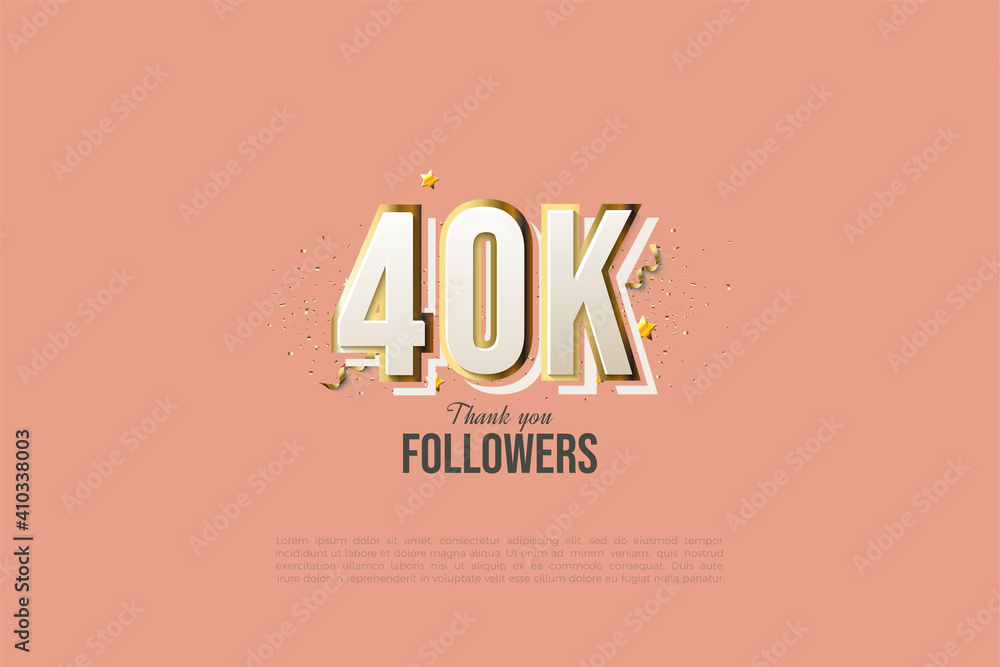 30k followers with modern 3 dimensional figure illustrations.