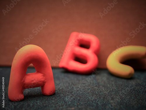 vowels of the alphabet in colors for kids
