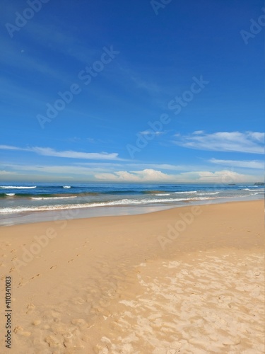 beach and sea © And