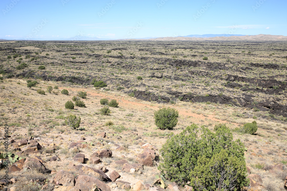 Valley of Fires Recreation Area in Tularosa Valley, New Mexico, USA