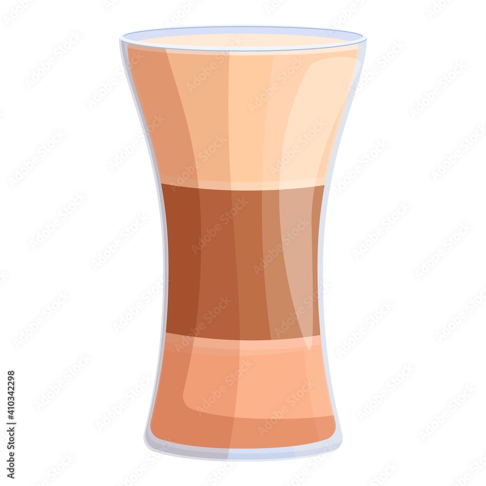 Latte spice icon. Cartoon of latte spice vector icon for web design isolated on white background Latte spice icon. Cartoon of latte spice vector icon for web design isolated on white background