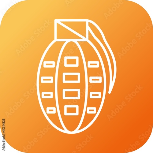 Unique Bomb Vector Line Icon
