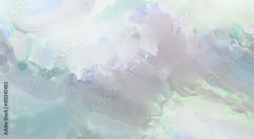 Wallpaper Mural Soft watercolor wallpaper. Artistic painting with softly brushed colors. Pastel colors dabbed background. Painted abstract wall art. Torontodigital.ca