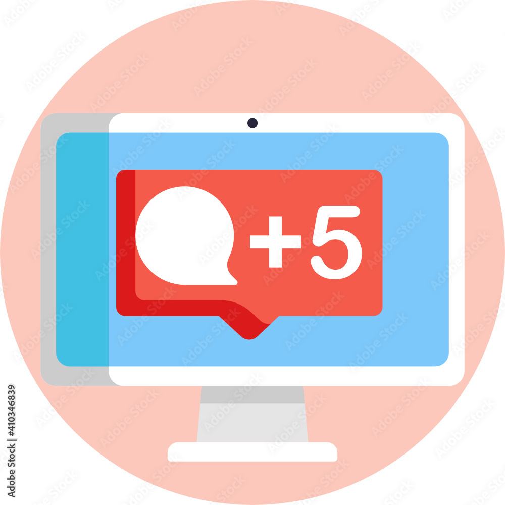 Micro influencer and blog line icon Micro influencer and blog line icon