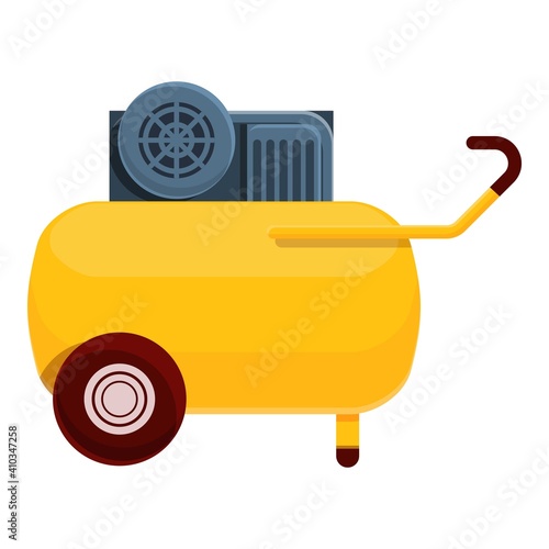 Cold compressor icon. Cartoon of cold compressor vector icon for web design isolated on white background