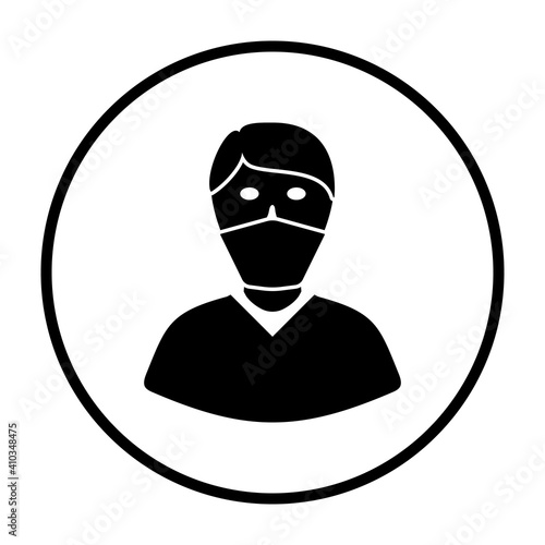 Medical Face Mask Icon